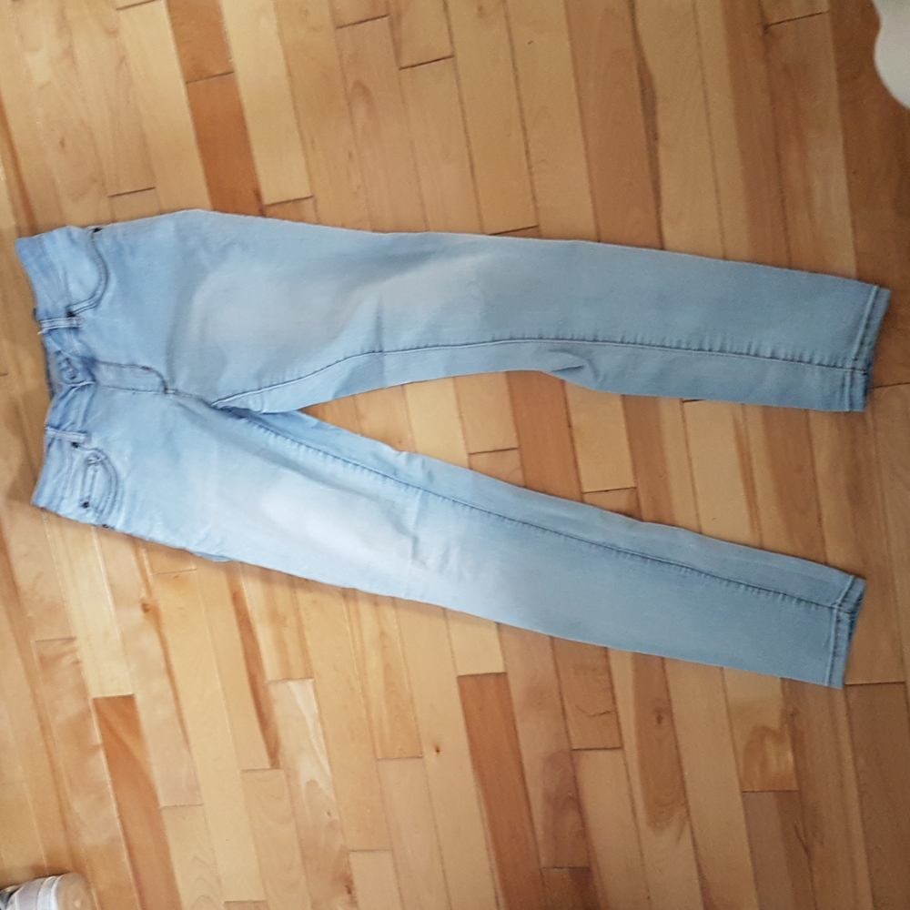 Light blue skinny jeans